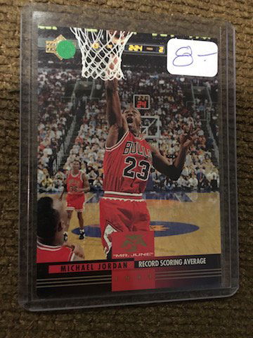 MICHAEL JORDAN 1993-1994 UPPER DECK MR JUNE #MJ8 INSERT (1 of 2)