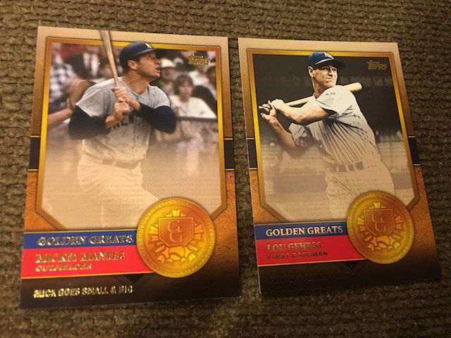 2012 Topps Golden Greats #GG35 Mickey Mantle and Lou (1 of 2)