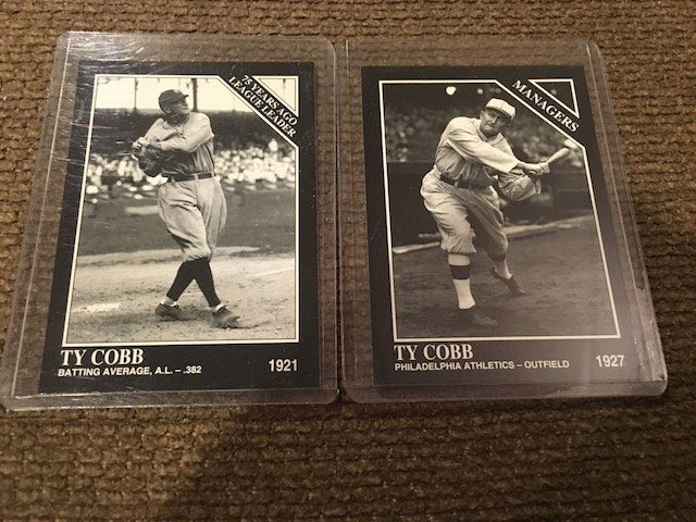 Ty Cobb The Sporting News 2 card Lot (1 of 2)