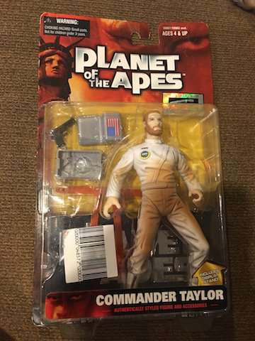 Planet of the Apes Commander Taylor Hasbro 1991: Planet of the Apes Commander Taylor Hasbro 1991