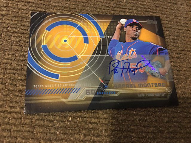2014 Topps .. Rafael Montero Auto Autograph .. Mets (1 of 2)
