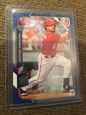 2015 Bowman Anthony Rendon #/150 Washington Nationals (1 of 2)