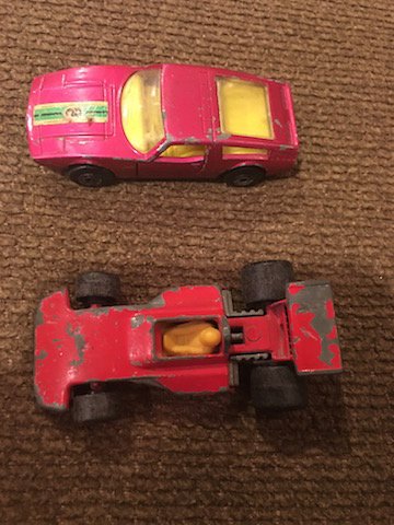 Matchbox Lesney Superfast No. 32 Maserati Bora 1972 and: Matchbox Lesney Superfast No. 32 Maserati Bora 1972 and No36 Formula 5000