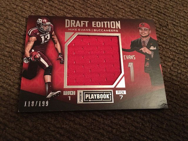 2015 Panini Playbook Draft Edition #23 Mike Evans (1 of 2)