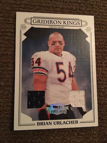 Brian Urlacher 2007 Donruss Threads Gridiron Kings Dual (1 of 2)