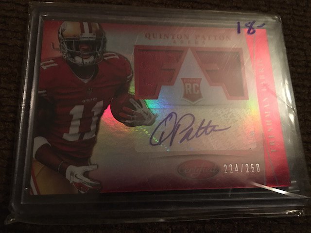 Quinton Patton 2013 Certified Freshman Fabric Jersey (1 of 2)