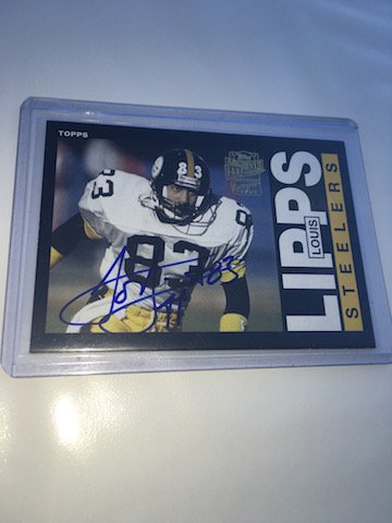 LOUIS LIPPS AUTO 2013 TOPPS ARCHIVES FAN FAVORITE ON (1 of 2)