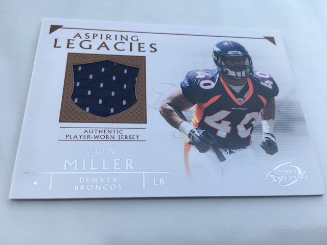 Von Miller 2011 Topps Legends Aspiring Legacies Jersey (1 of 2)