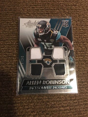 Allen Robinson 2014  Absolute Football Quad Patch /249 (1 of 2)