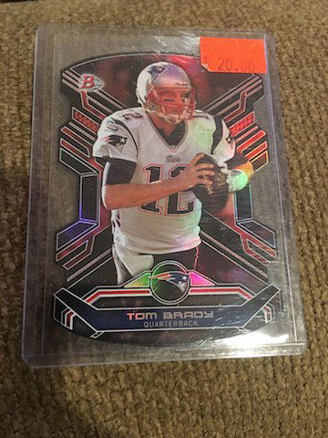 TOM BRADY 2014 BOWMAN FOOTBALL  NEXT IN LINE DIE CUT (1 of 2)