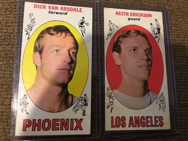 1969-70 Topps Basketball # 29 KEITH ERICKSON and Dick (1 of 3)