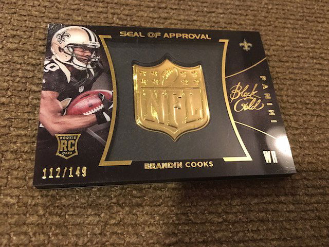 Brandin Cooks 2014 Black Gold Seal Of Approval (1 of 2)