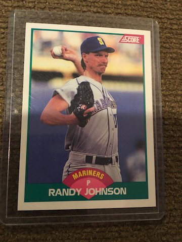 1989 Score Rookie/Traded Randy Johnson #77T (RC - (1 of 2)