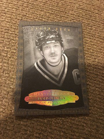 2014-15 UD Masterpieces MARIO LEMIEUX Black And White (1 of 2)