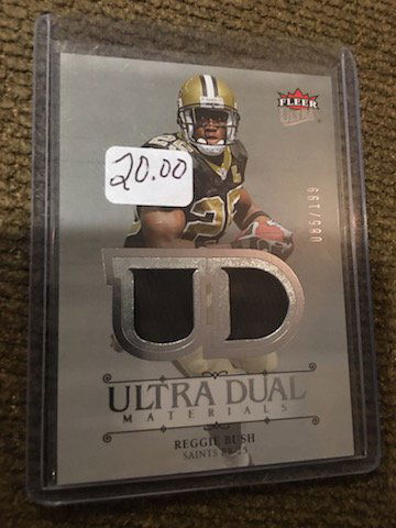 Reggie Bush 2007 Fleer Ultra dual Patch Numbered to 199 (1 of 2)