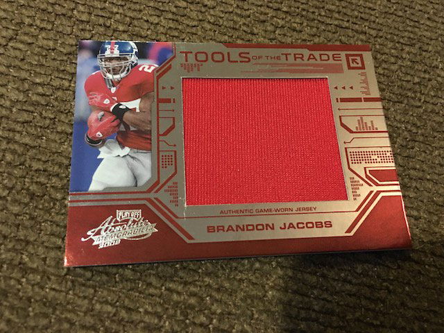 Brandon Jacobs 2008 Absolute Tools of the trade Jumbo (1 of 2)