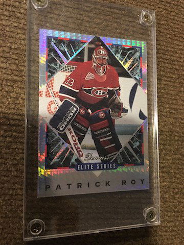 PATRICK ROY 1993 DONRUSS ELITE SERIES /10000 9 OF 10 (1 of 2)