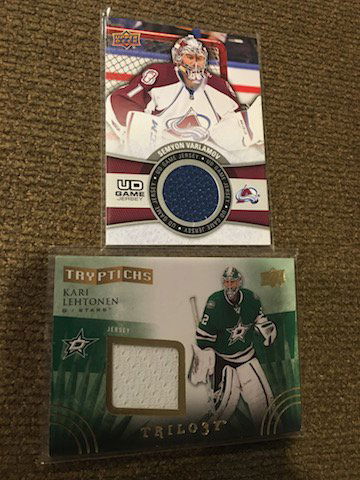 2015/16 Upper Deck GJ-SV Semyon Varlamov UD Game Jersey (1 of 2)