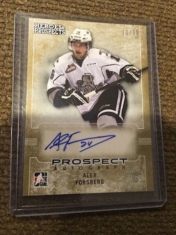 2014-15 ITG Leaf Heroes & Prospects AUTOGRAPH #03 Alex (1 of 2)