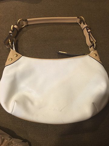 Madison & Max White leather purse (1 of 4)