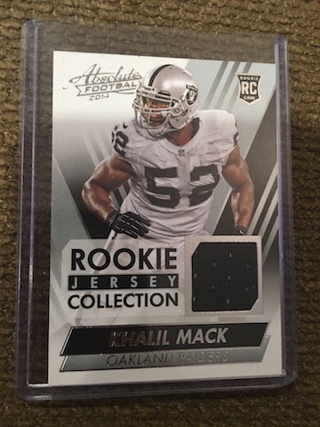 2014 Absolute Rookie Jersey Collection Raiders Khalil: 2014 Absolute Rookie Jersey Collection Raiders Khalil Mack Jersey Patch