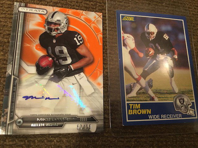 2014 TOPPS STRATA MIKE DAVIS ORANGE ROOKIE AUTO #/99 (1 of 2)