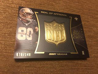 2014 Black Gold Jimmy Graham Seal of Approval /149 (1 of 2)