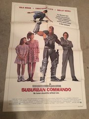 SUBURBAN COMMANDO Original Poster  '91 Hulk Hogan, (1 of 3)