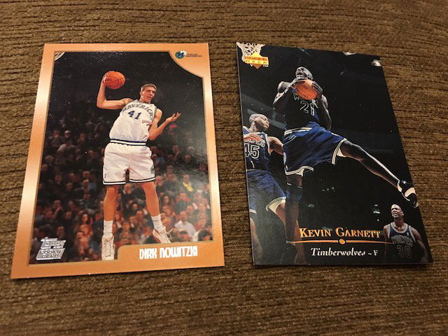 Kevin Garnett Dirk Nowitzki Rc Lot (1 of 2)