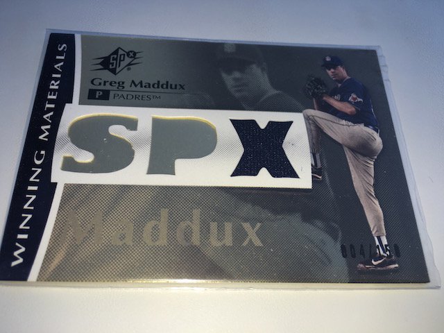 Greg Maddux 2008 SPX Jersey Card # to 150: Greg Maddux 2008 SPX Jersey Card # to 150