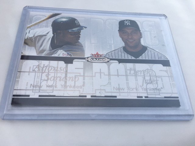 Derek Jeter Alfonso Soriano 2003 Awe Pairs Mystique: Derek Jeter Alfonso Soriano 2003 Awe Pairs Mystique #Ap2
