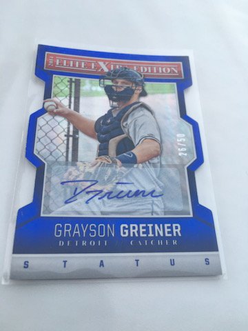 Grayson Greiner 2014 Elite Die Cut Auto # to 50 (1 of 2)