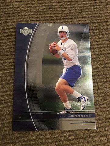 Peyton manning 1999 Black Diamond #45 2nd Year Card (1 of 2)
