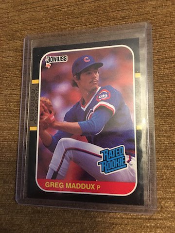 Greg Maddux 1987 Donruss RC #36: Greg Maddux 1987 Donruss RC #36