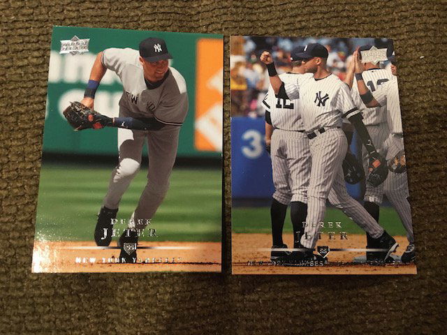 Derek Jeter 2008 Upper Deck 2 card Lot (1 of 2)
