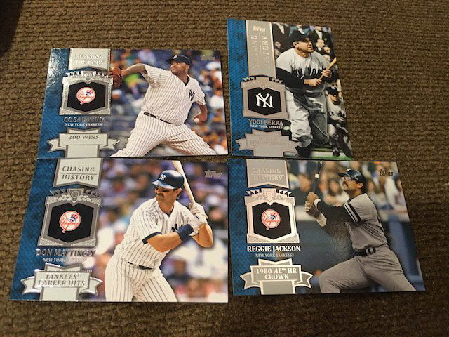 2013 Topps Chasing History Don Mattingly, Yogi Berra, (1 of 1)