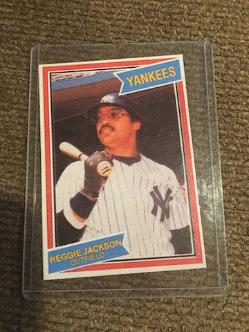 Reggie Jackson 1981 Donruss Proof Card Part of 1986 (1 of 5)