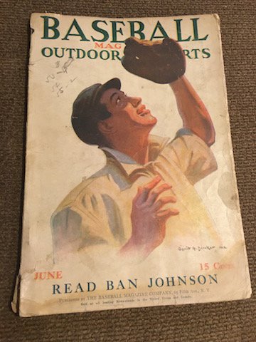 Vintage 1912 Baseball Magazine Outdoor Sports (1 of 4)
