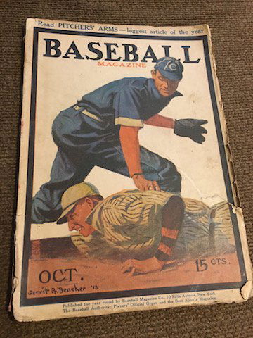 Vintage 1913 Baseball Magazine October (1 of 3)