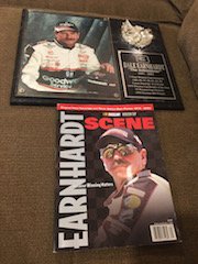 Dale Earnhardt Racing Reflections Plaque and The Scene: Dale Earnhardt Racing Reflections Plaque and The Scene Magazine