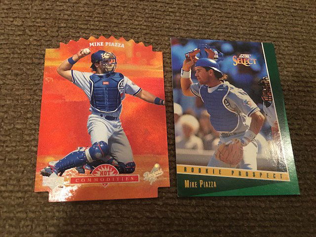 Mike Piazza 1996 UPPER DECK Hot Commodities die cut (1 of 2)