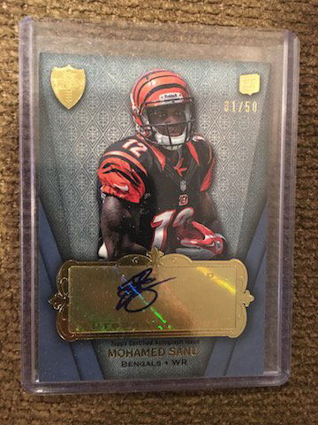 2012 Topps Supreme Rookie Autographs #SRA-MS Mohamed: 2012 Topps Supreme Rookie Autographs #SRA-MS Mohamed Sanu numbered to 50 Auto