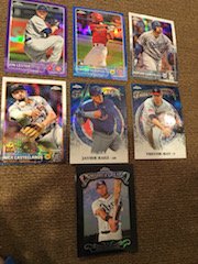2015 Topps Chrome Baseball card Lot Lester Purple (1 of 3)