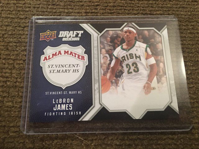 Lebron James 2009-10 draft Edition Alma Mater #AM-JA (1 of 2)
