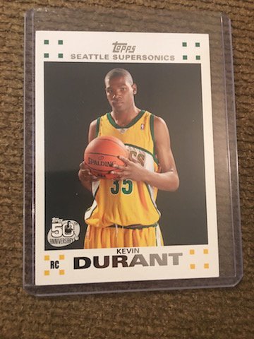 Kevin Durant 2007-08 Topps RC #2 (1 of 2)