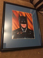 Autographed Val Kilmer Batman Photo Framed: Autographed Val Kilmer Batman Photo Framed