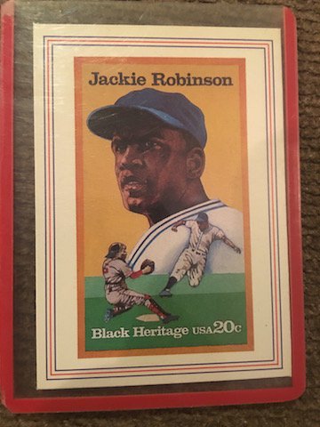 Jackie Robinson Black Heritage USA 20cent Stamp Card: Jackie Robinson Black Heritage USA 20cent Stamp Card