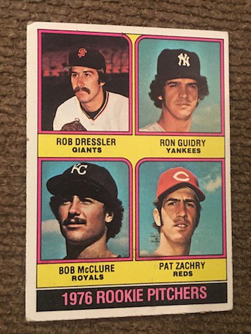 Ron Guidry 1976 Topps RC #599 EX Condition (1 of 2)