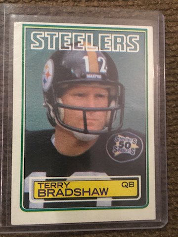 Terry Bradshaw 1983 Topps #358: Terry Bradshaw 1983 Topps #358