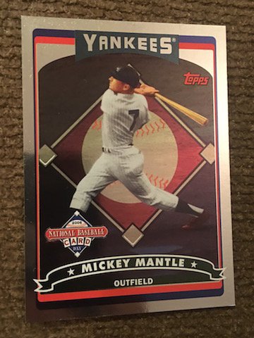 Mickey Mantle 2006 Topps #T2 Foil Insert (1 of 2)